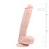 Easytoys - Suction Cup Realistic Dildo with Testicles (26.5cm) - Natural