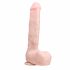 Easytoys - piesūceknis, dzimumlocekļa formas liels dildo (29,5 cm) - dabīgs