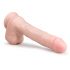 Easytoys - dildo mare cu ventuză și testicule (29,5cm) - natural