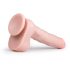 Easytoys - veľké dildo so semenníkmi a prísavkou (29,5cm) - telová farba