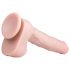 Easytoys - Large Suction Cup Dildo with Balls (29.5cm) - Natural