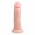 Easytoys - realističan dildo s vakuumskim čašicama (15,5 cm) - prirodan