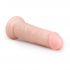 Easytoys - realističan dildo s vakuumskim čašicama (15,5 cm) - prirodan