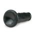 Easytoys - Suction Cup Realistic Dildo (15.5cm) - Black