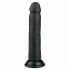 Easytoys - realistické dildo s prísavkou (20,5cm) - čierne