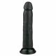 Easytoys - zaciskane, realistyczne dildo (20,5 cm) - czarne