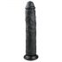 Easytoys - Suction Cup Extra Large Dildo (28.5cm) - Black