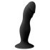 Easytoys - Eichel geformter, Saugfuß Dildo (Schwarz)