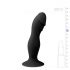 Easytoys - Eichel geformter, Saugfuß Dildo (Schwarz)