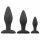 Easytoys Rocket - Anal Dildo Set - Schwarz (3-teilig)