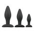 Easytoys Rocket - Anal Dildo Set - Black (3 Piece)