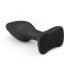 Easytoys - Small Silicone Butt Plug (Black)