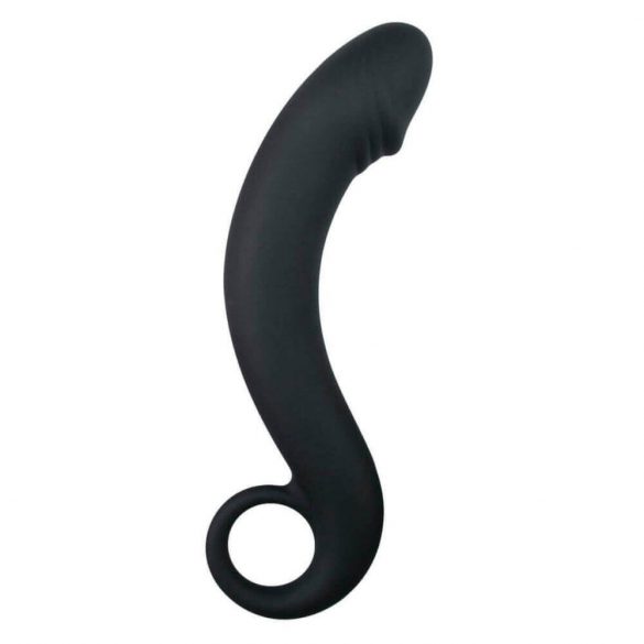 JouetsFaciles Dong Courbé - dildo anal en silicone (noir)