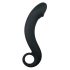 EasyToys Curved Dong - Silicone Anal Dildo (Black)