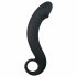 EasyToys Curved Dong - silikonowe dildo analne (czarne)