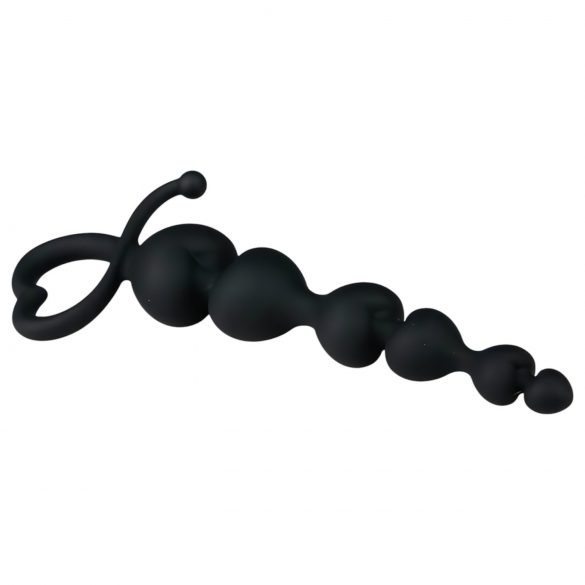 EasyToys - Beaded Anal Dildo (Black)