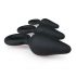 Easytoys - anale dildo set met handgreepring - 3 stuks (zwart)