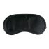 Maschera per Occhi in Raso Unisex - Nera - Gioco Sensuale e Relax