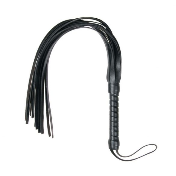 Easytoys Flogger - pejcz z miękkiej skóry (czarny)