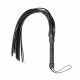 Easytoys Flogger - Soft Faux Leather Whip (Black)