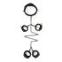 Set di Vincoli per Collo, Polsi e Caviglie - Easytoys (Nero)