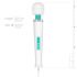 MyMagicWand - Strong Massaging Vibrator (White-Turquoise)