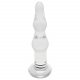 Rimba Dolly - Wavy Glass Anal Dildo (Transparent)