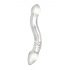 Rimba Valeria - double dildo en verre (transparent)