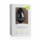 Easytoys Diamond - Large Anal Dildo with White Stones - Black