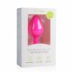 Easytoys Diamond - analni dildo od bijelog kamena (srednji) - ružičasti