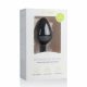 Easytoys Diamond Anal Dildo with White Stone (Medium) - Black