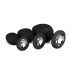 Easytoys Diamond - anal plug set (black)