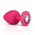 Set di Dildo Anali Easytoys Diamond con Gioielli (Rosa)