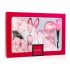 Loveboxxx Ich liebe Rosa - Vibrator Fessel-Set (6-teilig) - rosa