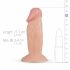 Real Fantasy Archi - tikroviškas dildo - 11,5 cm (natūralus)