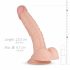 Real Fantasy Derek - munanditega naturaalne elutruu dildo - 22cm