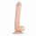 Real Fantasy Elvin - tikroviškas dildo su sėklidėmis - 28 cm (natūralus)