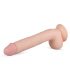 Real Fantasy Elvin - reālistisks dildo ar sēkliniekiem - 28cm (dabīgs)