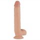 Real Fantasy Elvin - rechargeable, lifelike vibrator - 28cm (natural)