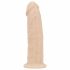 Real Fantasy Harris - realistické dildo (15,4 cm) - prírodné