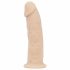 Real Fantasy Harris - realistické dildo (15,4 cm) - prírodné