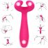 Vibrator pentru cupluri rezistent la apă, cu acumulator, Easytoys (roz)