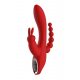 Rode Revolutie Hera - oplaadbare, waterdichte 3-in-1 vibrator (rood)