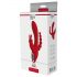 Red Revolution Hera - Rechargeable, Waterproof Triple-Point Vibrator (Red)