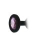 All Time Favorites - Purple Stone Silicone Anal Dildo (Black)