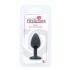 All Time Favorites - Purple Stone Silicone Anal Dildo (Black)