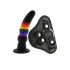 Bunte Liebe - Umschnall-Dildo (bunt)