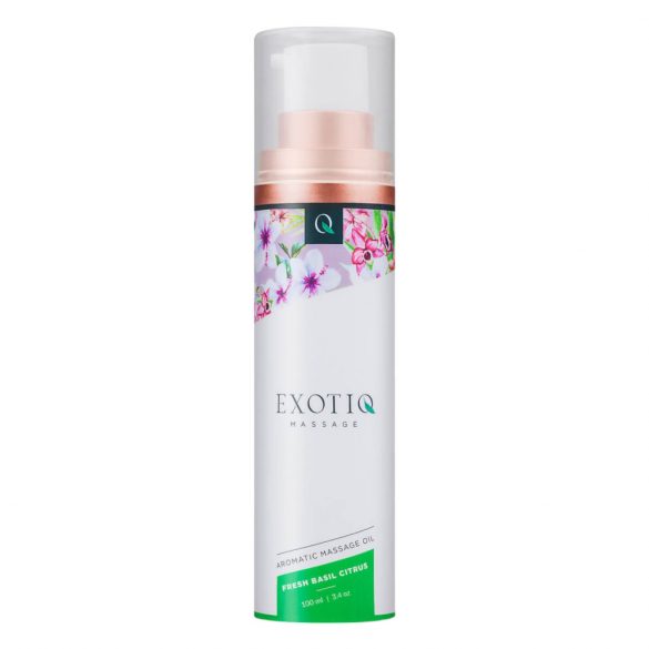 Exotiq - voňavý masážny olej - bazalka-citrón (100ml)