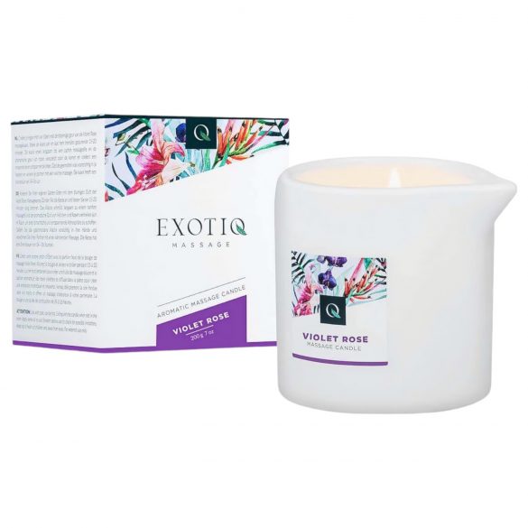 Exotiq - Rose Scented Massage Candle (200g)