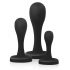 BUTTR Billentrappers - anale dildo set - zwart (3 delig)